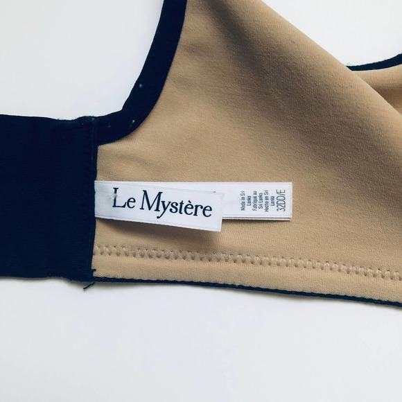 Le Mystere Lace Perfection Smoother Underwire Bra 32DD/32E Black 4030903 BPLLK - Picture 6 of 10